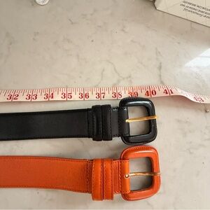 Bundle of 2 Zara leather belts